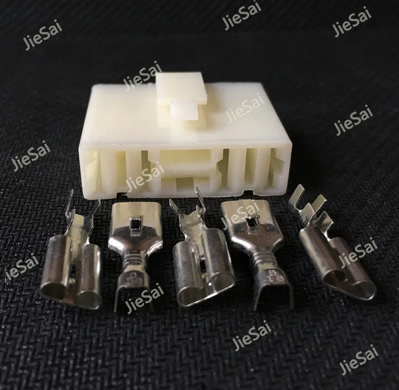Мотоциклетный 5 контактный разъем жгута высокого напряжения Кабельный 7 8|connector high
