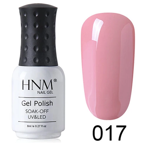 017 HNM 8 мл Алмазный Блеск Bling УФ-гель для ногтей светодиодный светильник мерцающий розовое золото для ногтей искусство замочить от Vernis Эмаль Гель лак - Цвет: 017