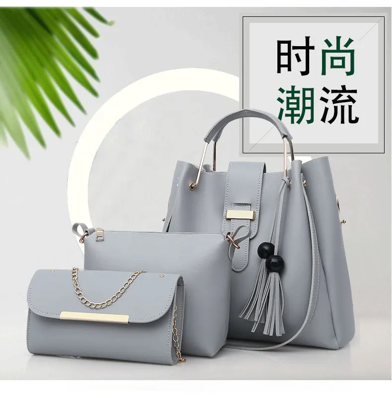 Женская сумка ведро простая модная женская с кисточками трендовая для мамы