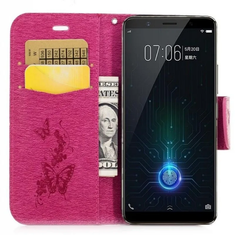 Чехол-Кошелек для Prestigio Grace S5 LTE PSP5551DUO из искусственной кожи с магнитным