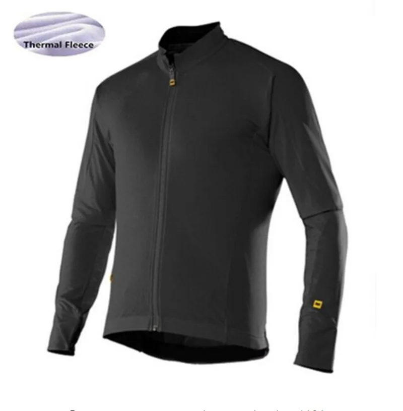 Mavic зима тепловой флис Rad Велоспорт Джерси Trikots длинные Ropa Ciclismo MTB флисовая Рок Гонки теплая куртка велосипед