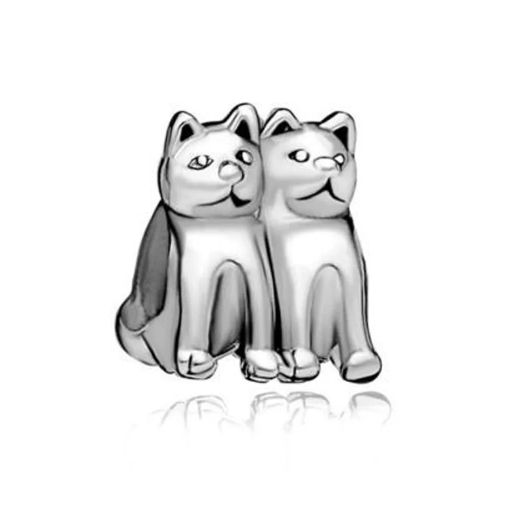 Бесплатная доставка двойной браслет в виде кошки для браслета Pandora|bracelet rack|bracelet