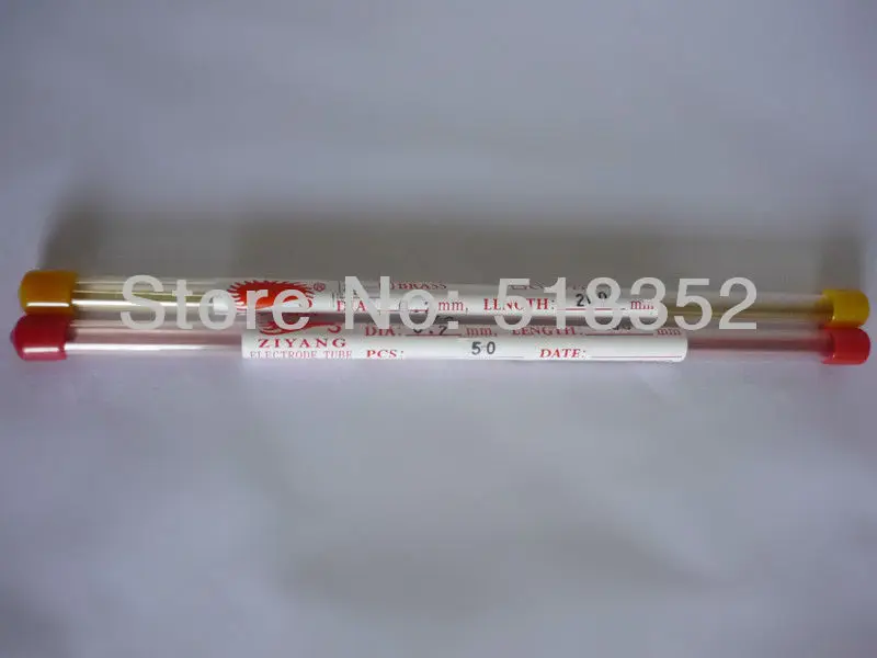 

0.2mmx200mm Single Hole Ziyang Brass Electrode Tube for EDM Drilling Machines