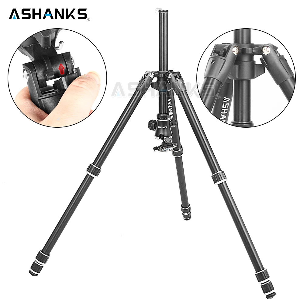 ASHANKS A666 штатив-Трипод для камеры 55,9 ''/142 см профессиональная видеокамера для путешествий, Трипод с алюминиевой шаровой головкой, компактный для цифровой SLR DSLR