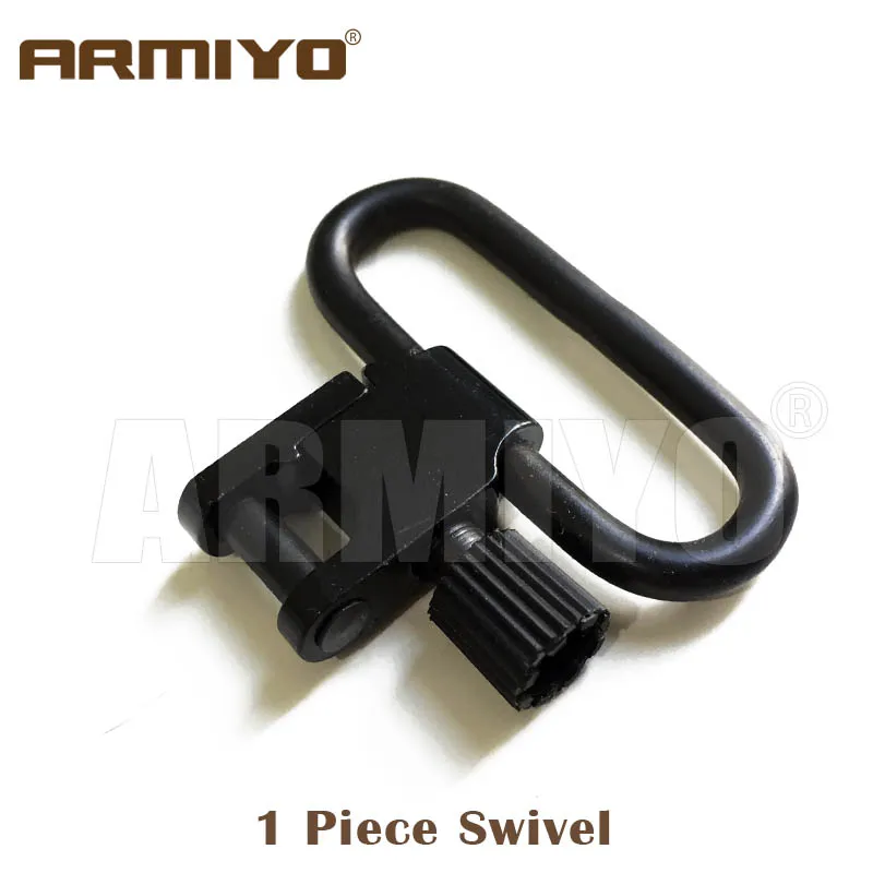 

Armiyo 1.25" 32mm Hunting Rifle Tactical Gun Quick Detachable Sling Swivel Fit Bolt Base Mount Shooting Paintball 1403-3-1