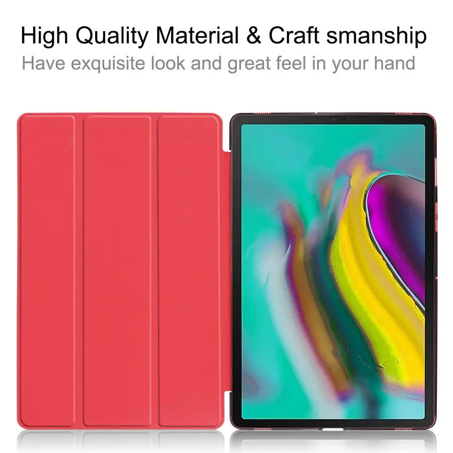 Прозрачный из искусственной кожи чехол для нового выхода samsung galaxy Tab S5E s5e 10,5 T720 SM-T720 T725 чехол для планшета+ пленка+ ручка