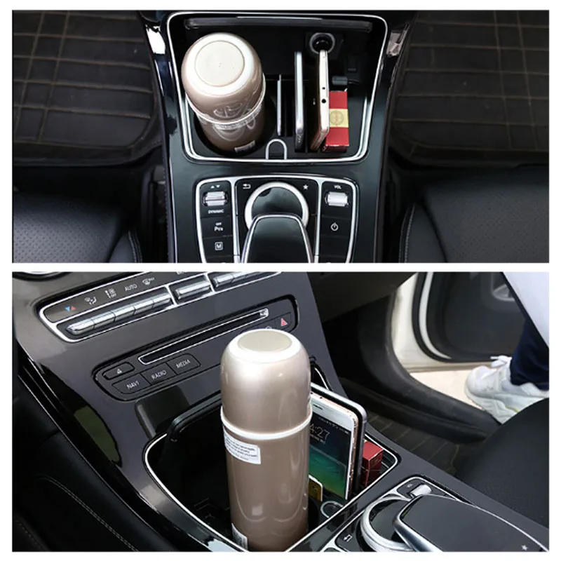 Стайлинг автомобильный органайзер для сидений сменная коробка Mercedes Benz C GLC E Class W205