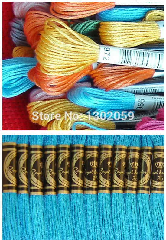 Новинка 1 партия = 50 штук вышивка крестиком яркая фотография Выберите любой цвет и