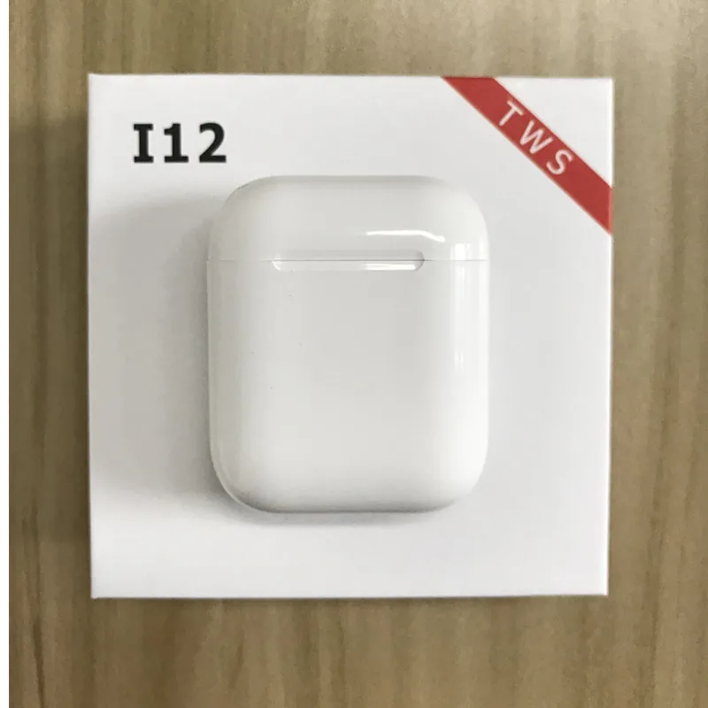 i12-A quality I12 TWS Bluetooth наушники Беспроводная гарнитура I12 сенсорное управление наушники 1:1 мини наушники не i80 i90 i100 i500 i1000 i3000 - Color: i12-A quality
