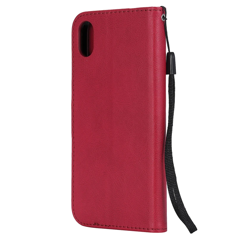 Filp ретро PU кожа + силиконовый чехол-кошелек чехол для iphone XR телефона - купить по