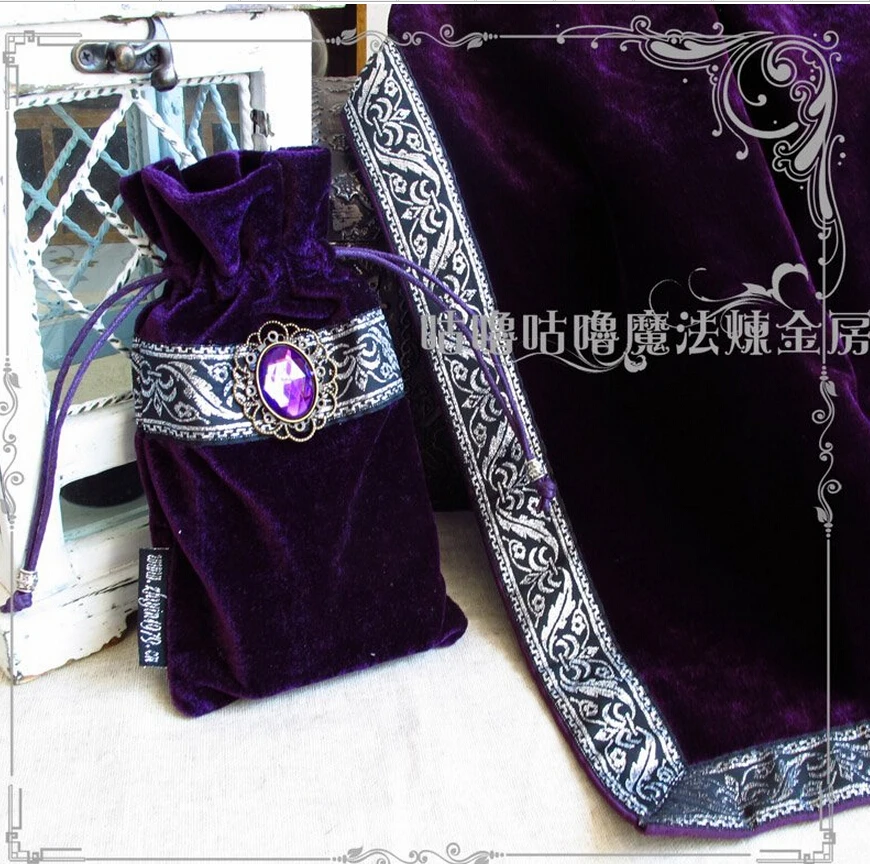 Скатерть для стола с изображением алтаря Таро Декоративная скатерть карты