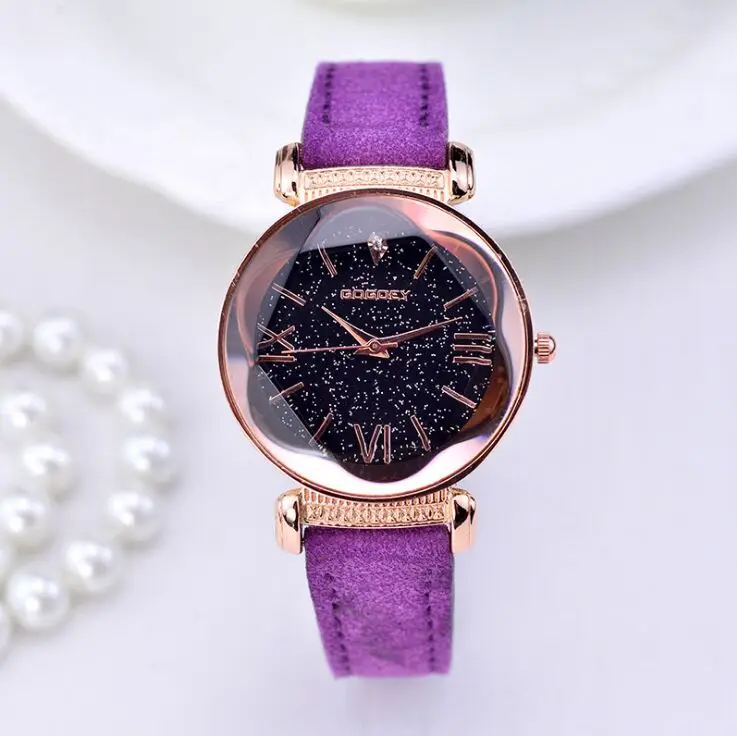 Gogoey женские часы 2019 роскошные Звездное небо для женщин Reloj Mujer go4417 | Наручные