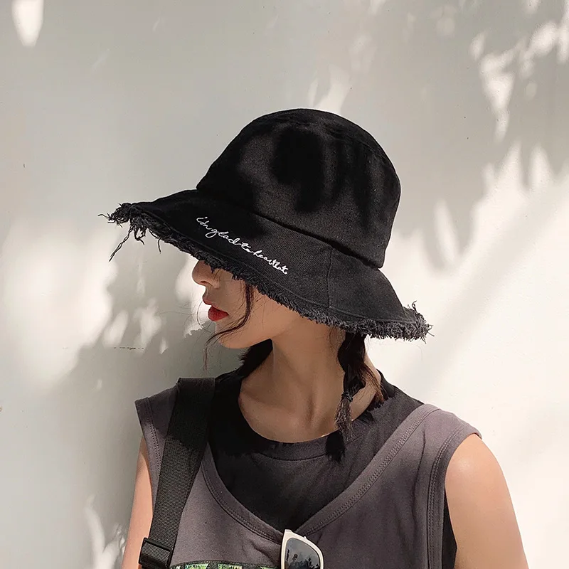 

Women Men Kids Bucket Hats Caps Outdoor Foldable Summer Casual Wide Brim Solid Fisherman Hip Hop Cap Sunscreen Sun Hat