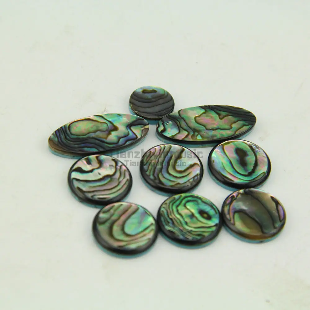 

1set=9pcsSaxophone real mother of pearl key buttons inlays sax part Black