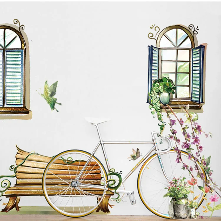 Fashion stickers wholesale Three generations of transparent film bedroom living room decoration Europe and America | Дом и сад