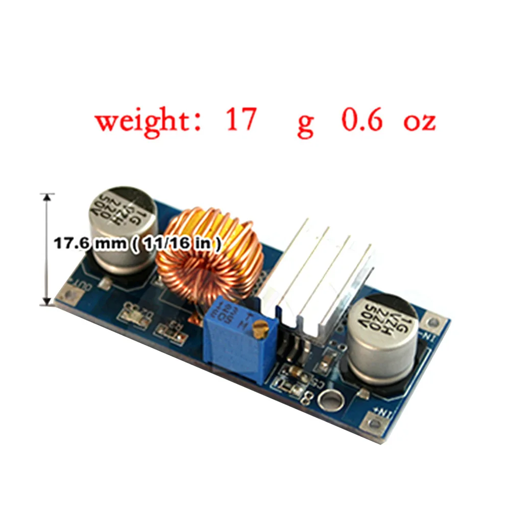 5A 75 W XL4015 понижающий модуль высокой мощности эффективность замыкания DC 5 36 V 1 2 32 с