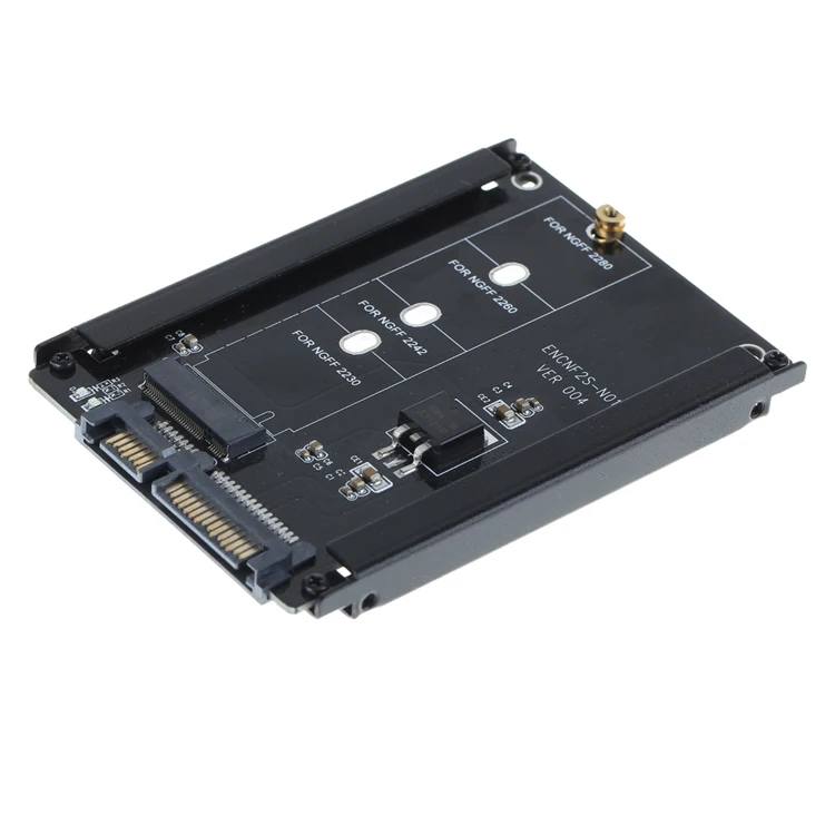 B + M Key M.2 NGFF SSD на 2 5 SATA 6 ГБ/сек. адаптер m2 конвертер с винтами металлический чехол |