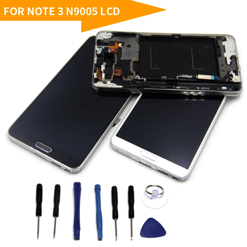 Черный белый совместимый для Samsung Galaxy Note 3 N9005 ЖК дисплей сенсорный экран