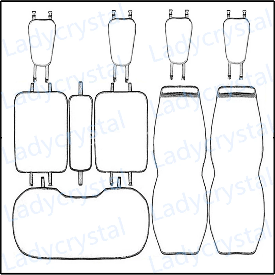 Ladycrystal универсальные чехлы на автомобильные сиденья розовая роза из