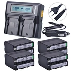 4 шт., аккумулятор со светодиодными индикаторами мощности и ЖК-дисплеем