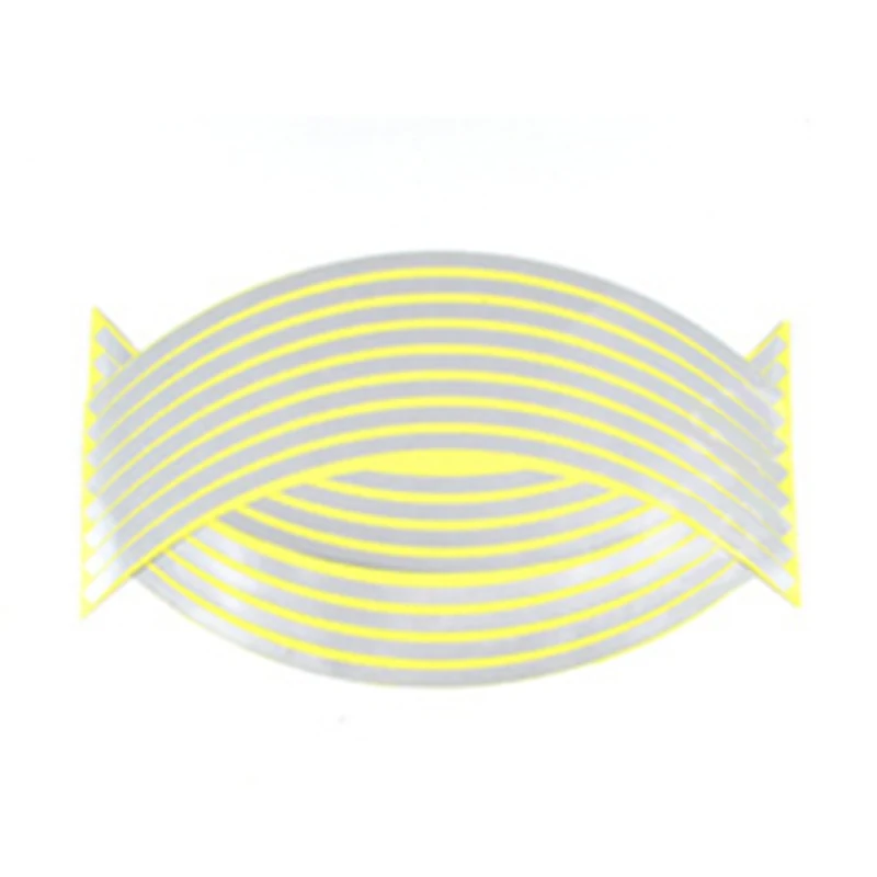 16 полосок светоотражающий автомобильный обод мотоцикла полоса колесная