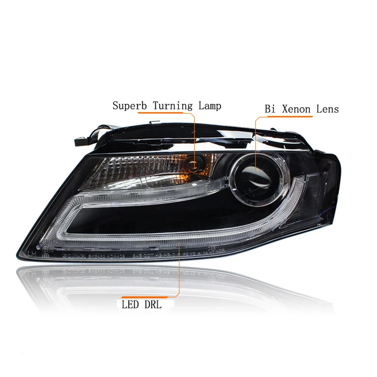 Новый фары “орлиные глаза” светодиодный DRL Биксеноновые линзы прожекторного