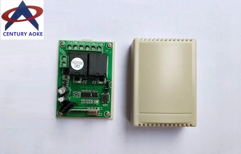 CENTURY AOKE DC12V 2CH RF Беспроводная лампа с приемником двумя кнопками для бытовых