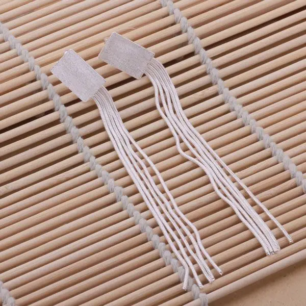 AE270 цветные серьги из стерлингового серебра серебряный цвет модные ювелирные