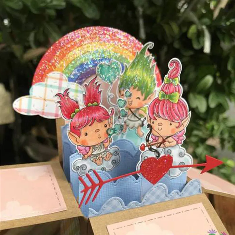 Naifumodo Box Card металлические резные штампы скрапбукинг новинка 2019 для изготовления