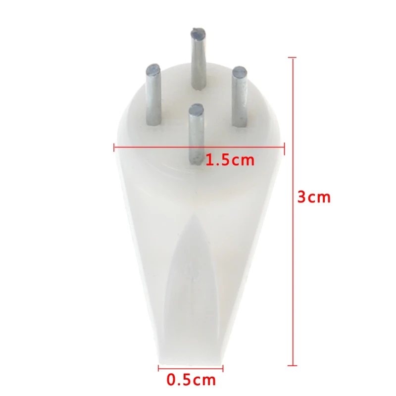 50 шт. невидимые крючки для фоторамки из белого пластика|Гвозди| |