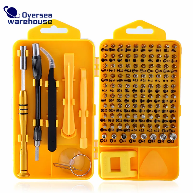 Набор прецизионных отверток 108 шт. магнитные шестигранные биты для Phillips Torx
