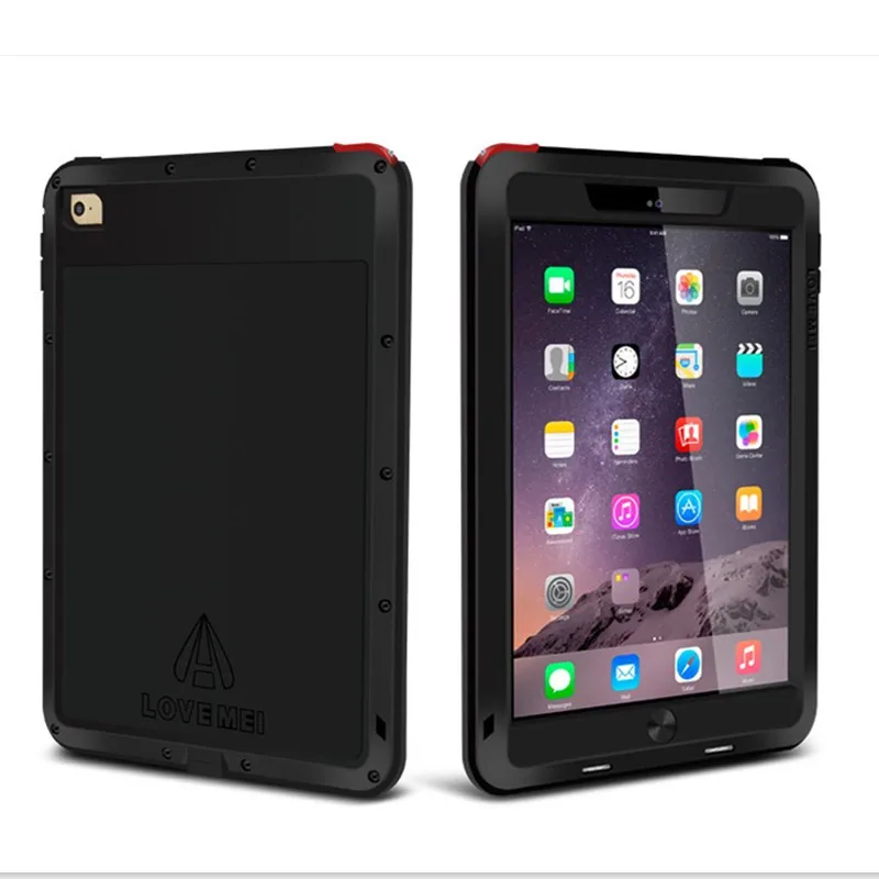 Для iPad Air Case Противоударный Водонепроницаемый Роскошные Шкафы Металлические ipad