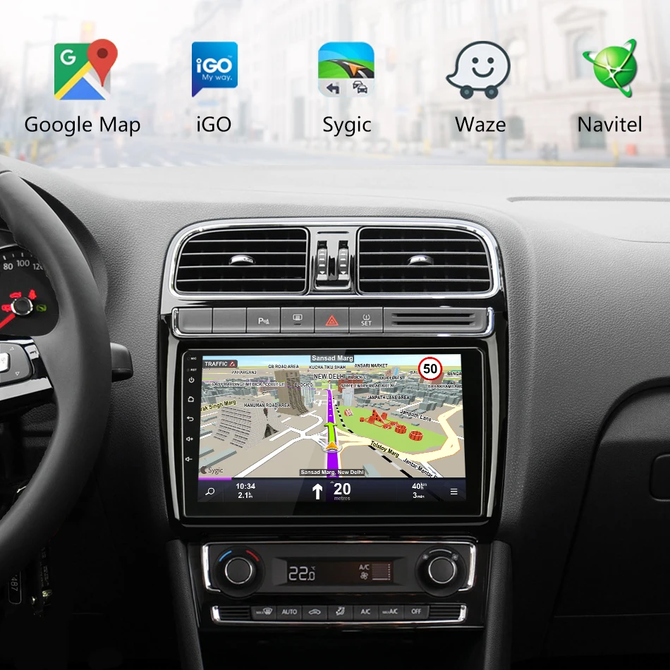 Vtopek " автомобильный радиоприемник для Volkswagen Polo 2008- gps навигация VW POLO sedan видео плеер 4G wifi Android fm-передатчик