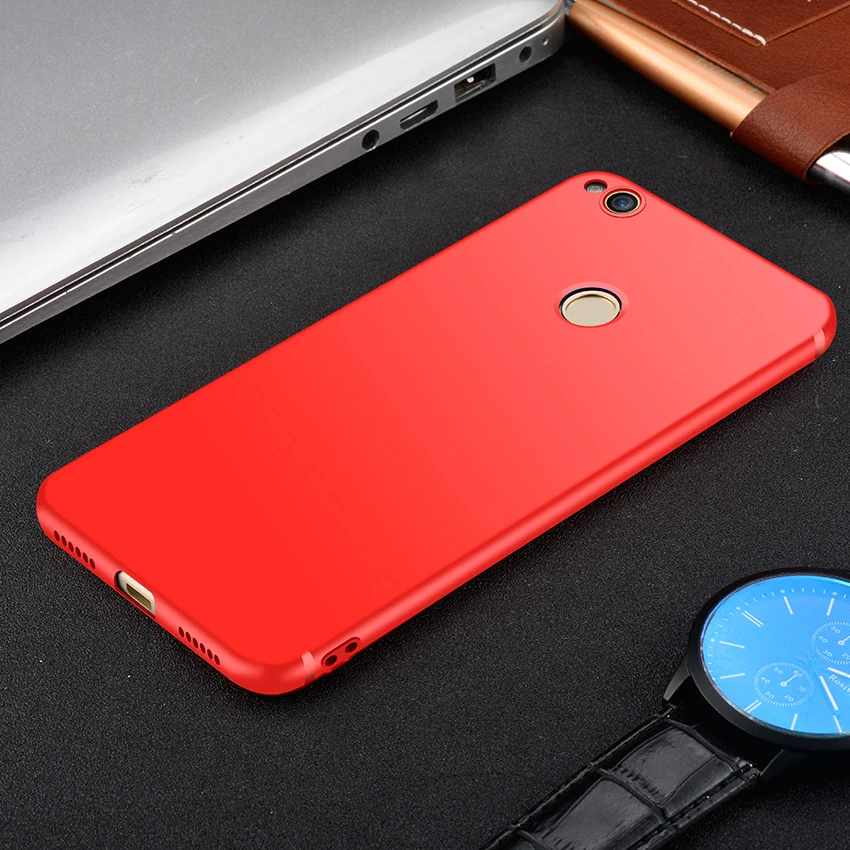 Чехол HereCase для HUAWEI Honor 8 honor lite Роскошный Матовый силиконовый чехол из ТПУ