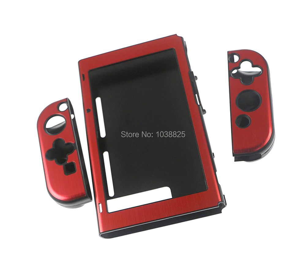 10 компл./лот алюминиевый чехол для всего тела защитный кожаный Nintendo Switch NS консоли