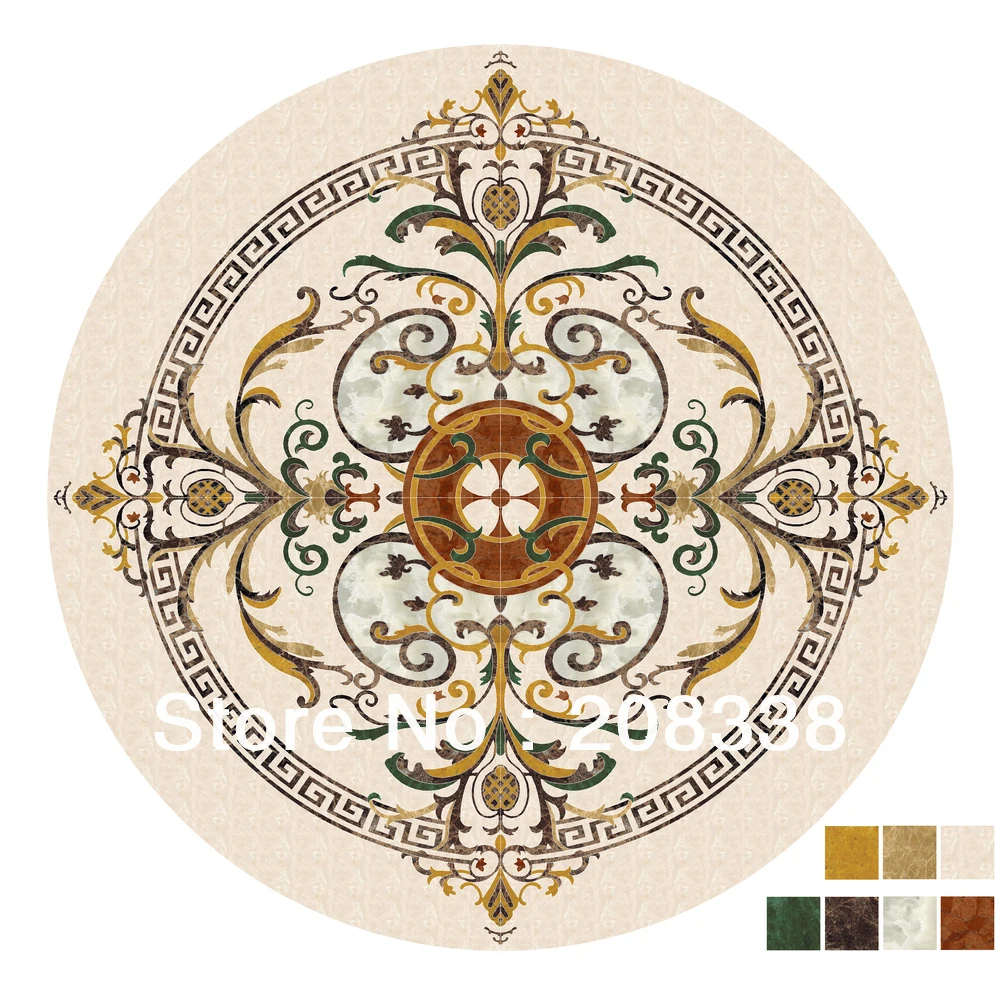 Медальон из натурального мрамора медальон со вставками гидроабразивного