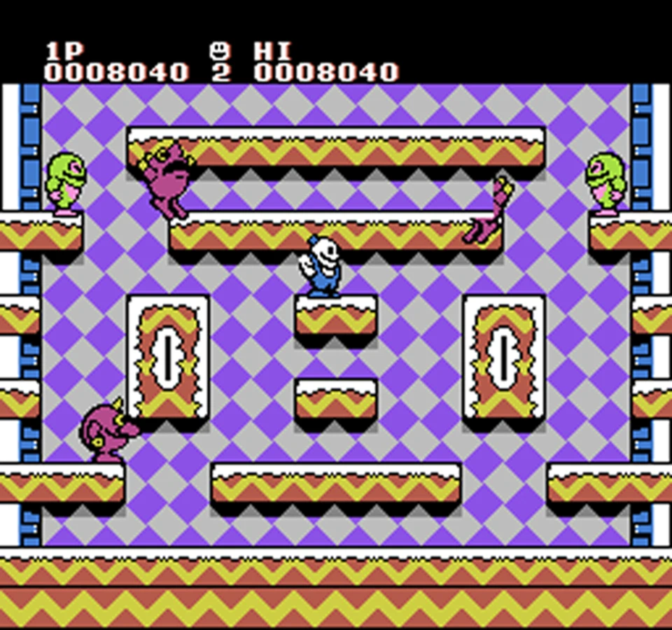 Снег братья 72 шпильки карточная игра для 8-битный игровой плеер