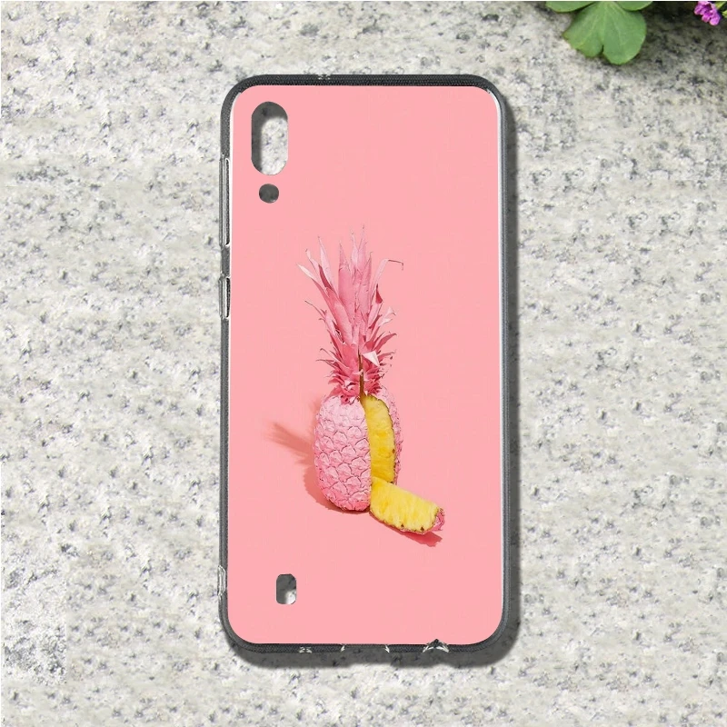 Ананас мягкий TPU мобильный чехол для телефона samsung Galaxy S3 S4 S5 S6 S7 S8 S9 S10 mini edge Plus сзади
