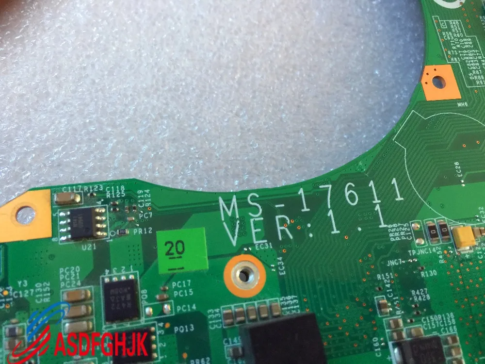 Оригинальная материнская плата для ноутбука MSI Gt780r стандартный тест бесплатная