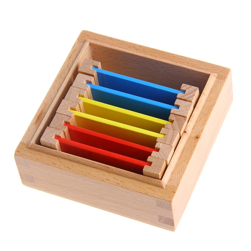 New Montessori Sensorial Material Learning Color Tablet Box 1/2/3 Wood Preschool ToyRamadan Festival GiftRamadan Gift | Игрушки и хобби