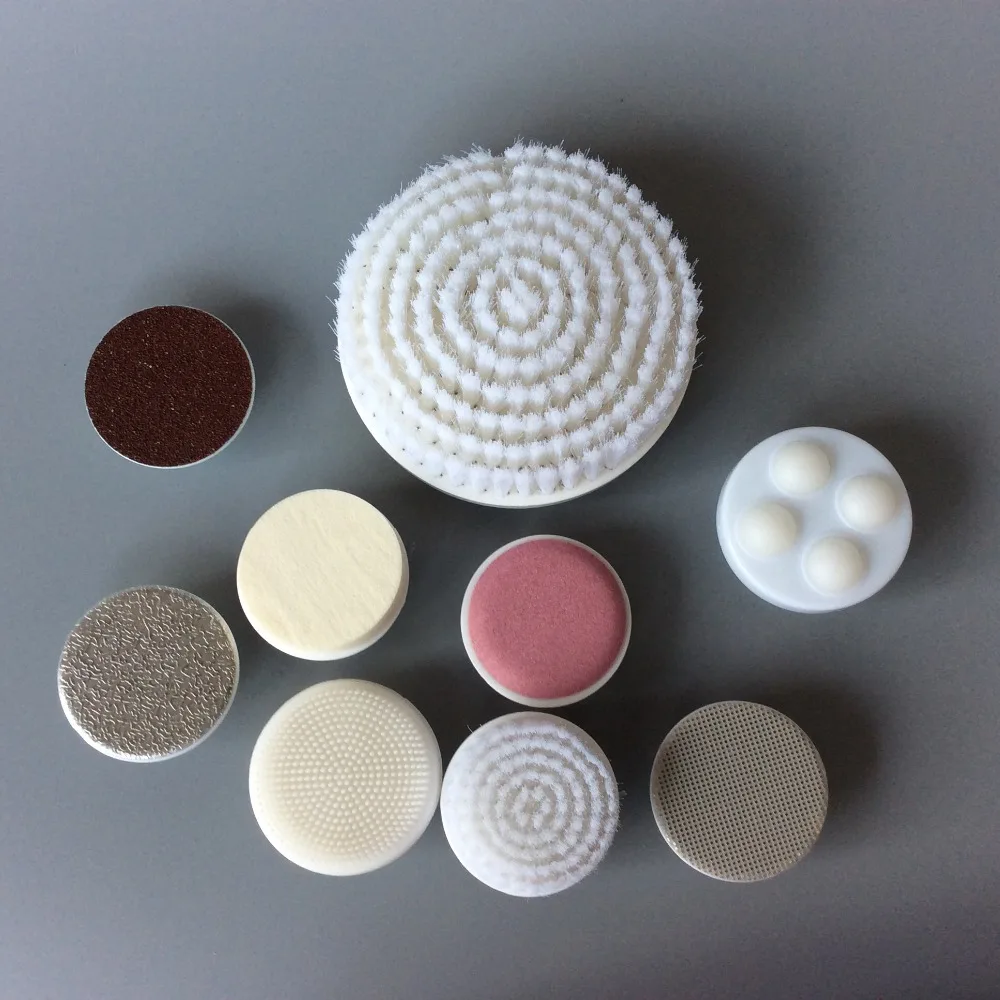 9 в 1 многофункциональная Очищающая щетка для лица спа ванны уход за кожей и тела