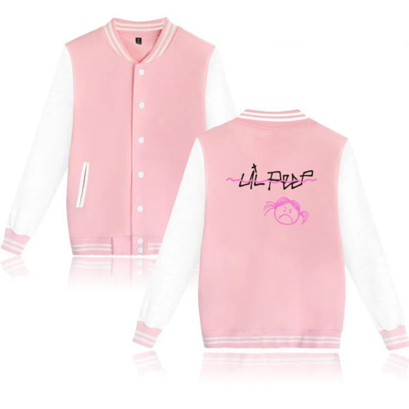 Мужская бейсбольная куртка Lil Peep модная толстовка с капюшоном Популярный
