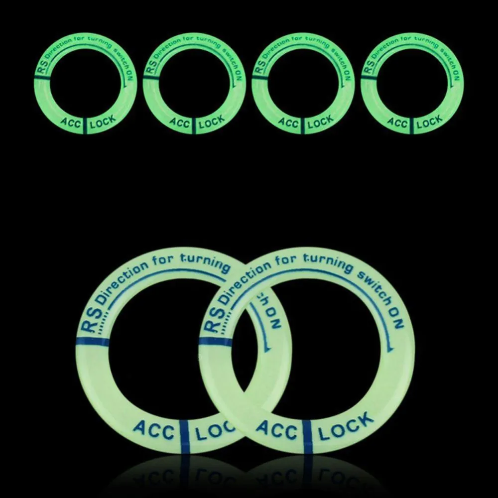 2 шт. на выбор цветной светильник ночного видения светящаяся наклейка зажигание