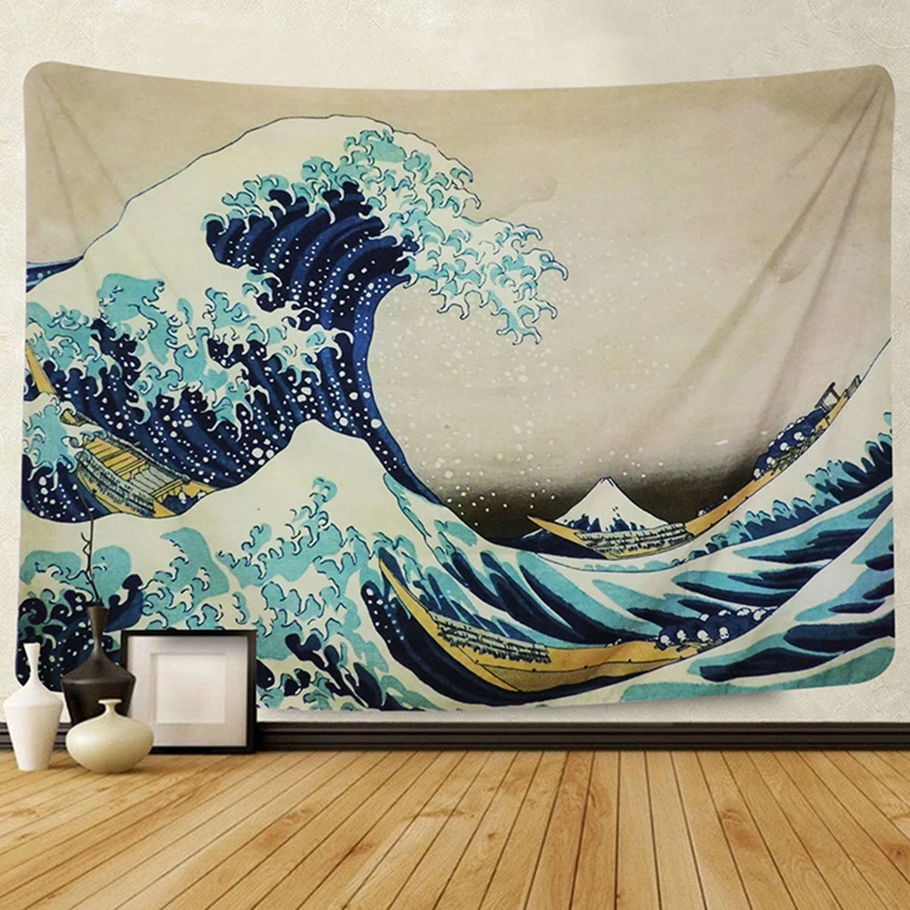 Настенный Гобелен Enipate Great Wave Kanagawa настенный гобелен с художественным
