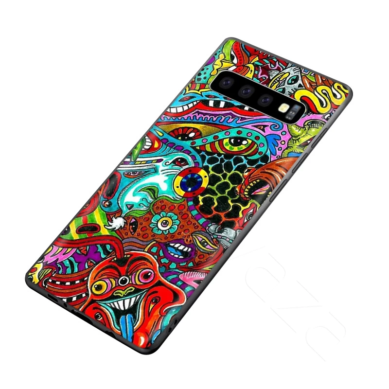 Психоделический чехол Trippy для Samsung Galaxy S20 S10 S9 S8 S7 S6 Plus Note 9 8 M30 M20 M10 Edge Lite Ultra |