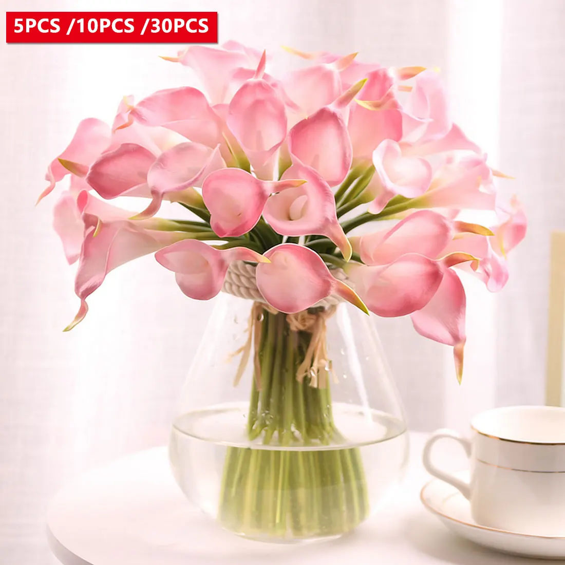 Свадебный букет из латекса настоящий сенсорный искусственный цветок 5 10 30