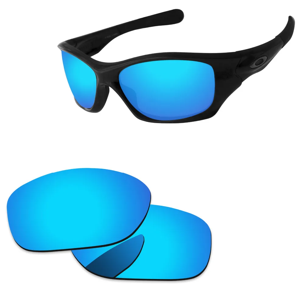 

Polycarbonate-Ice Blue Mirror Replacement Lenses For Pit Bull Sunglasses Frame 100% UVA & UVB Protection