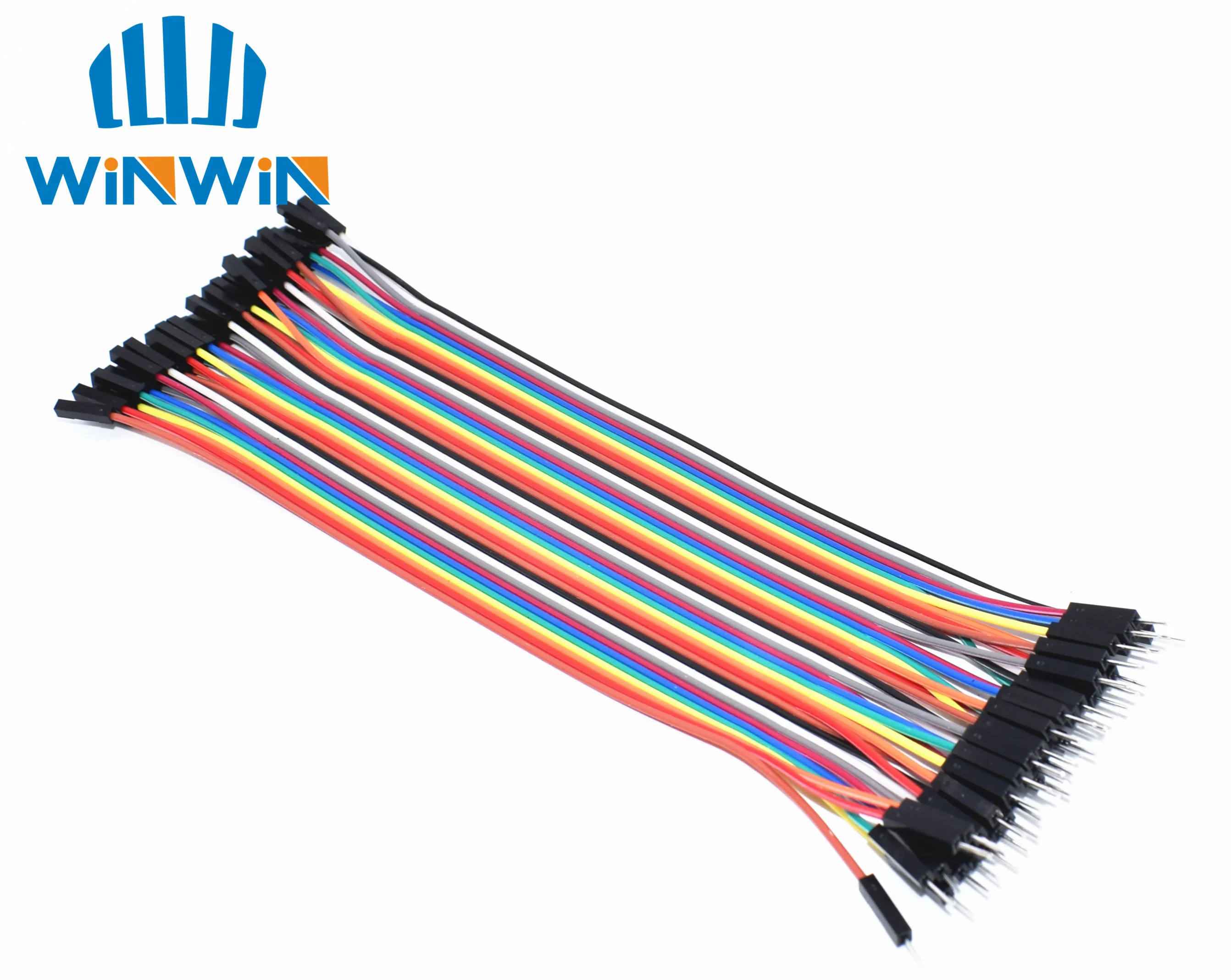 40pcs 20cm 40P 1P-1P Female to Male DuPont Line Wire Cable | Электронные компоненты и принадлежности