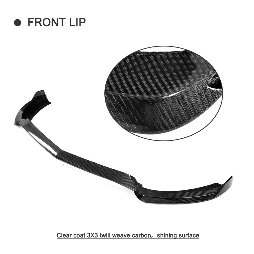Передние разветвители для губ из углеродного волокна передний бампер Mercedes Benz S