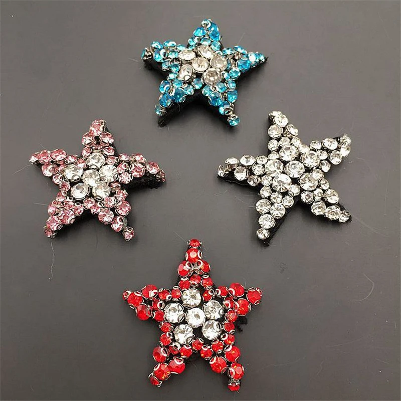 10 шт./лот ручная работа прибивать гвоздями шарик тканевая наклейка Хрустальные